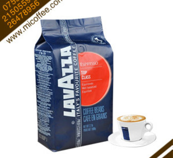 意大利原裝進口拉瓦薩咖啡豆lavazza TOP CLASS紅標牌意式經典1kg